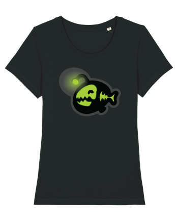 Ghost green fish Black