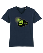 Ghost green fish Tricou mânecă scurtă guler V Bărbat Presenter