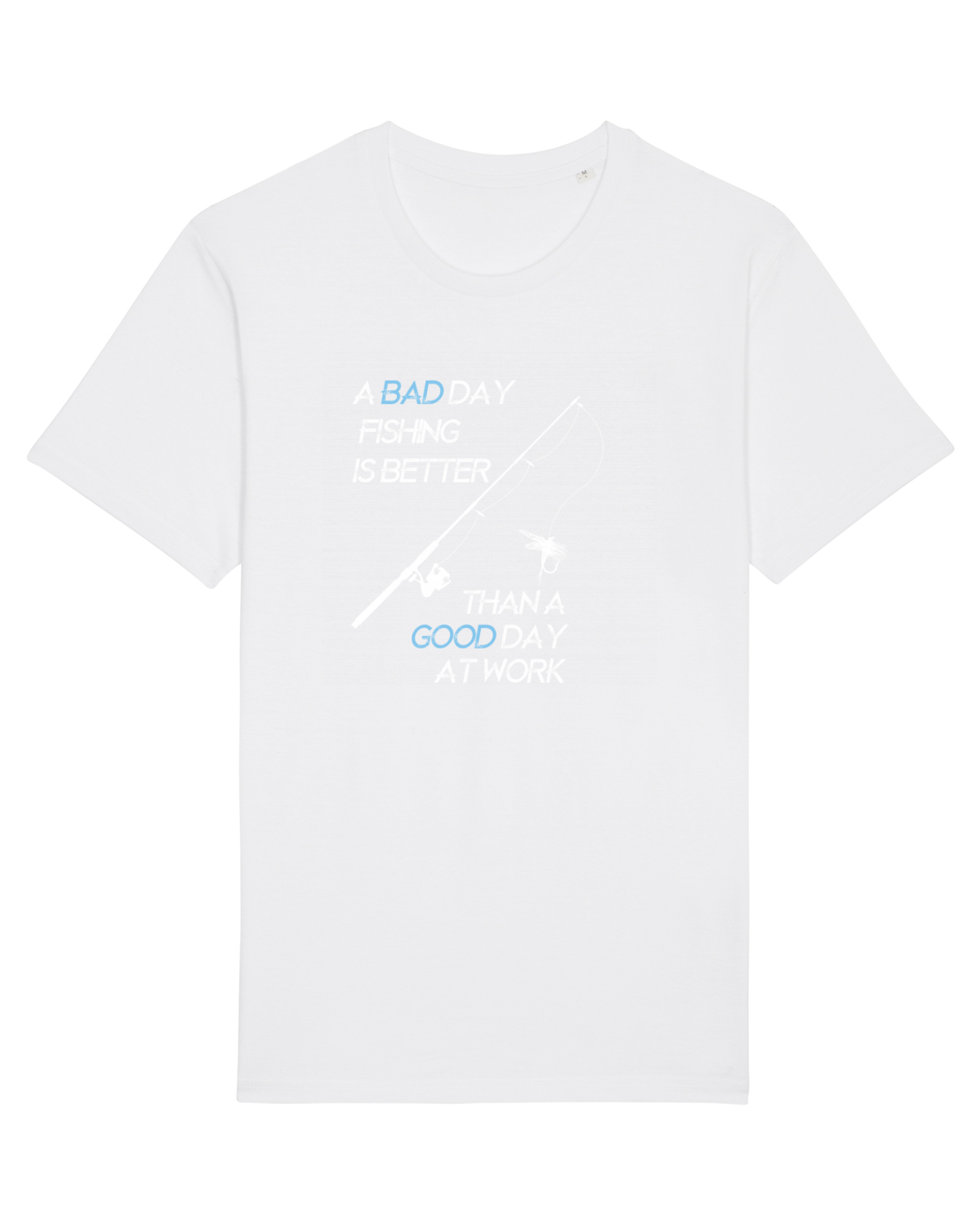 Tricou mânecă scurtă Unisex Rocker White