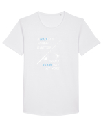 FISHING Tricou mânecă scurtă guler larg Bărbat Skater
