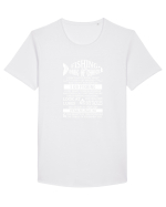 FISHING Tricou mânecă scurtă guler larg Bărbat Skater