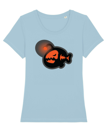 Ghost red fish Sky Blue
