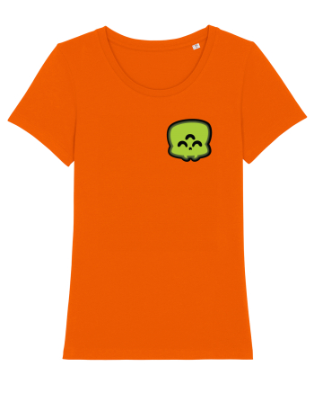 Lil' alien skull Bright Orange