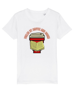 Fueled By Coffee And Books Tricou mânecă scurtă  Copii Mini Creator