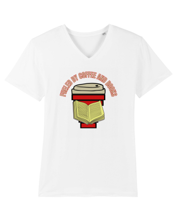Fueled By Coffee And Books White