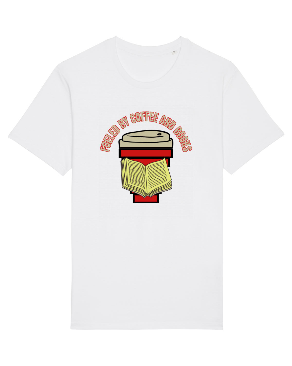 Tricou mânecă scurtă Unisex Rocker White