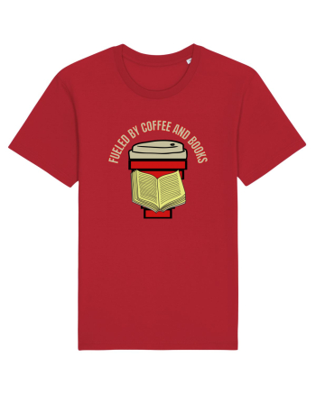 Fueled By Coffee And Books Red