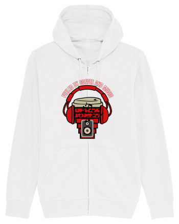Fueled By Coffee And Music  White