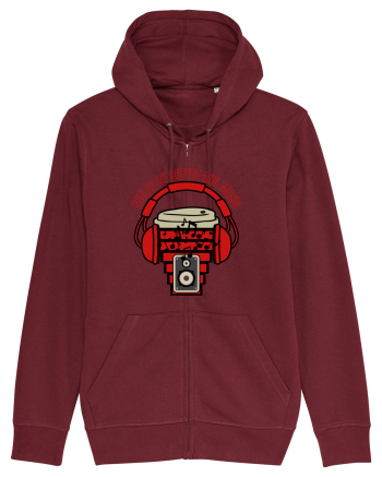 Fueled By Coffee And Music  Burgundy
