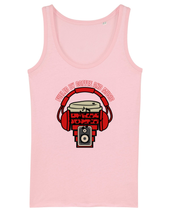 Fueled By Coffee And Music  Cotton Pink
