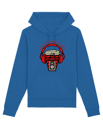 Fueled By Coffee And Music  Royal Blue
