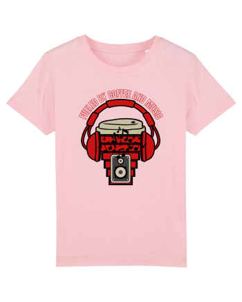 Fueled By Coffee And Music  Cotton Pink