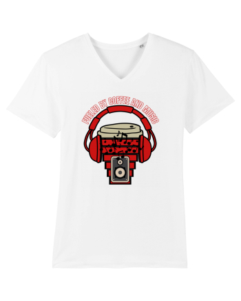 Fueled By Coffee And Music  White