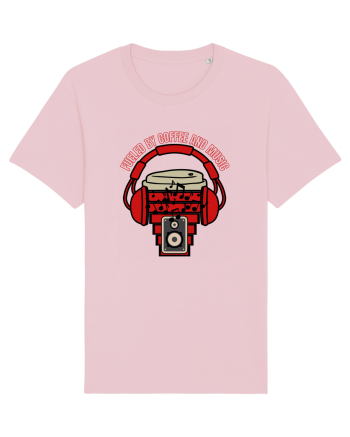 Fueled By Coffee And Music  Cotton Pink
