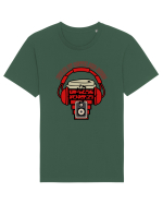 Fueled By Coffee And Music  Tricou mânecă scurtă Unisex Rocker