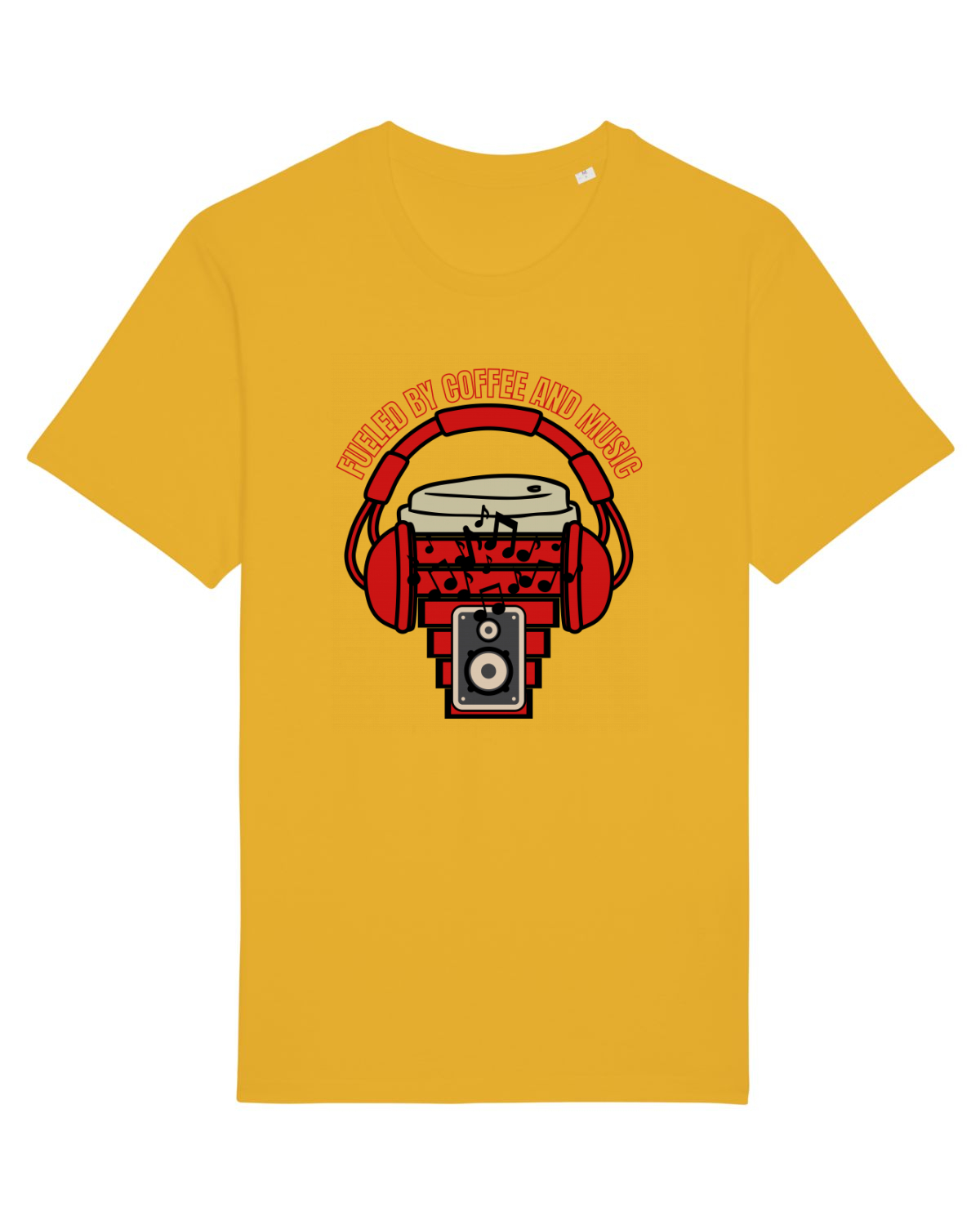 Tricou mânecă scurtă Unisex Rocker Spectra Yellow