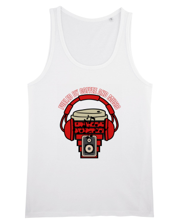 Fueled By Coffee And Music  White