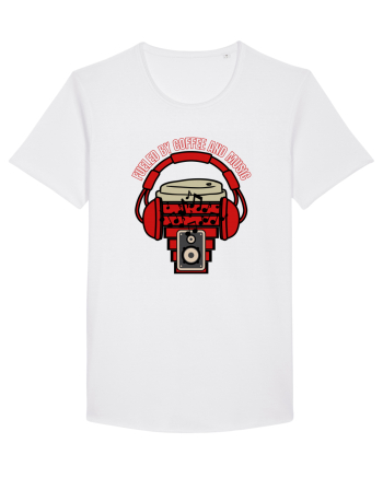 Fueled By Coffee And Music  White