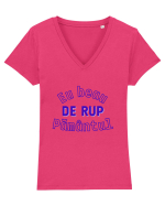Eu beau de rup pamantul Tricou mânecă scurtă guler V Damă Evoker