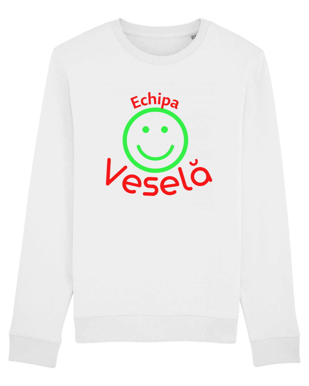 Bluză mânecă lungă Unisex Rise White