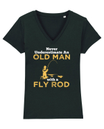 OLD MAN Tricou mânecă scurtă guler V Damă Evoker