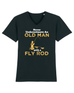 OLD MAN Tricou mânecă scurtă guler V Bărbat Presenter