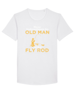 OLD MAN Tricou mânecă scurtă guler larg Bărbat Skater