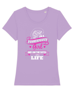FISHING Tricou mânecă scurtă guler larg fitted Damă Expresser