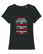 ATTENTION Tricou mânecă scurtă guler larg fitted Damă Expresser