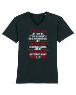 ATTENTION Tricou mânecă scurtă guler V Bărbat Presenter