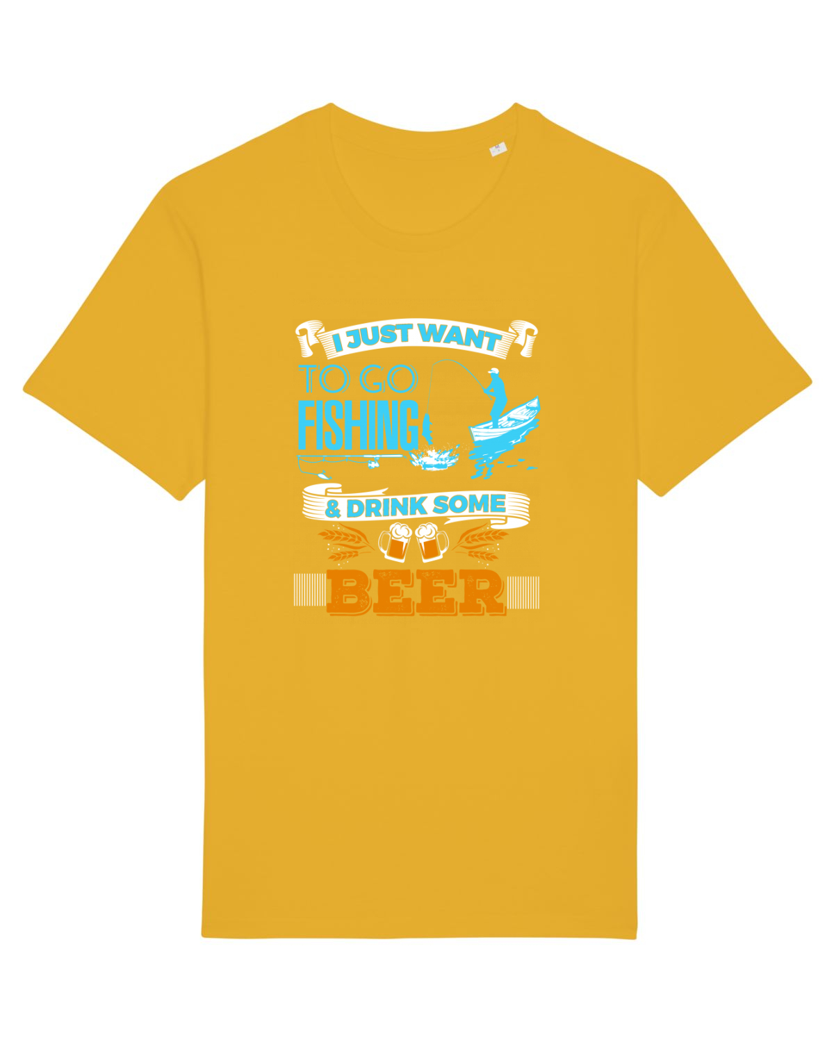 Tricou mânecă scurtă Unisex Rocker Spectra Yellow