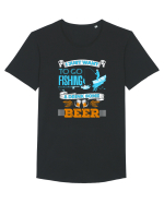 FISHING Tricou mânecă scurtă guler larg Bărbat Skater