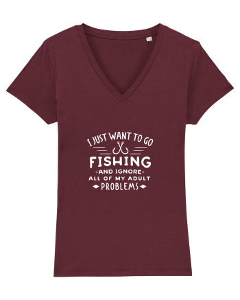 FISHING Burgundy