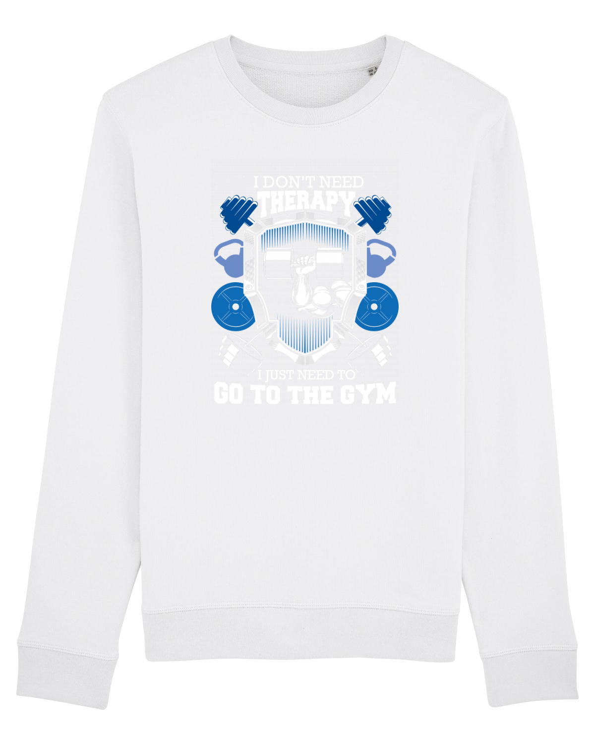 Bluză mânecă lungă Unisex Rise White
