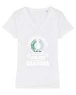 GOLF Tricou mânecă scurtă guler V Damă Evoker
