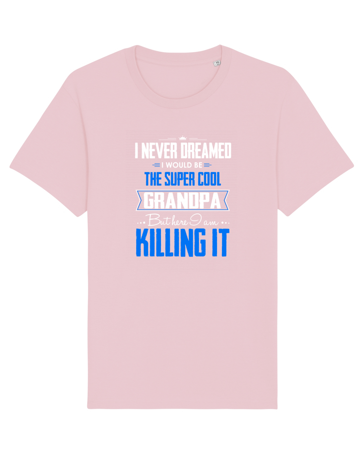 Tricou mânecă scurtă Unisex Rocker Cotton Pink