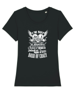 GRANDMA Tricou mânecă scurtă guler larg fitted Damă Expresser