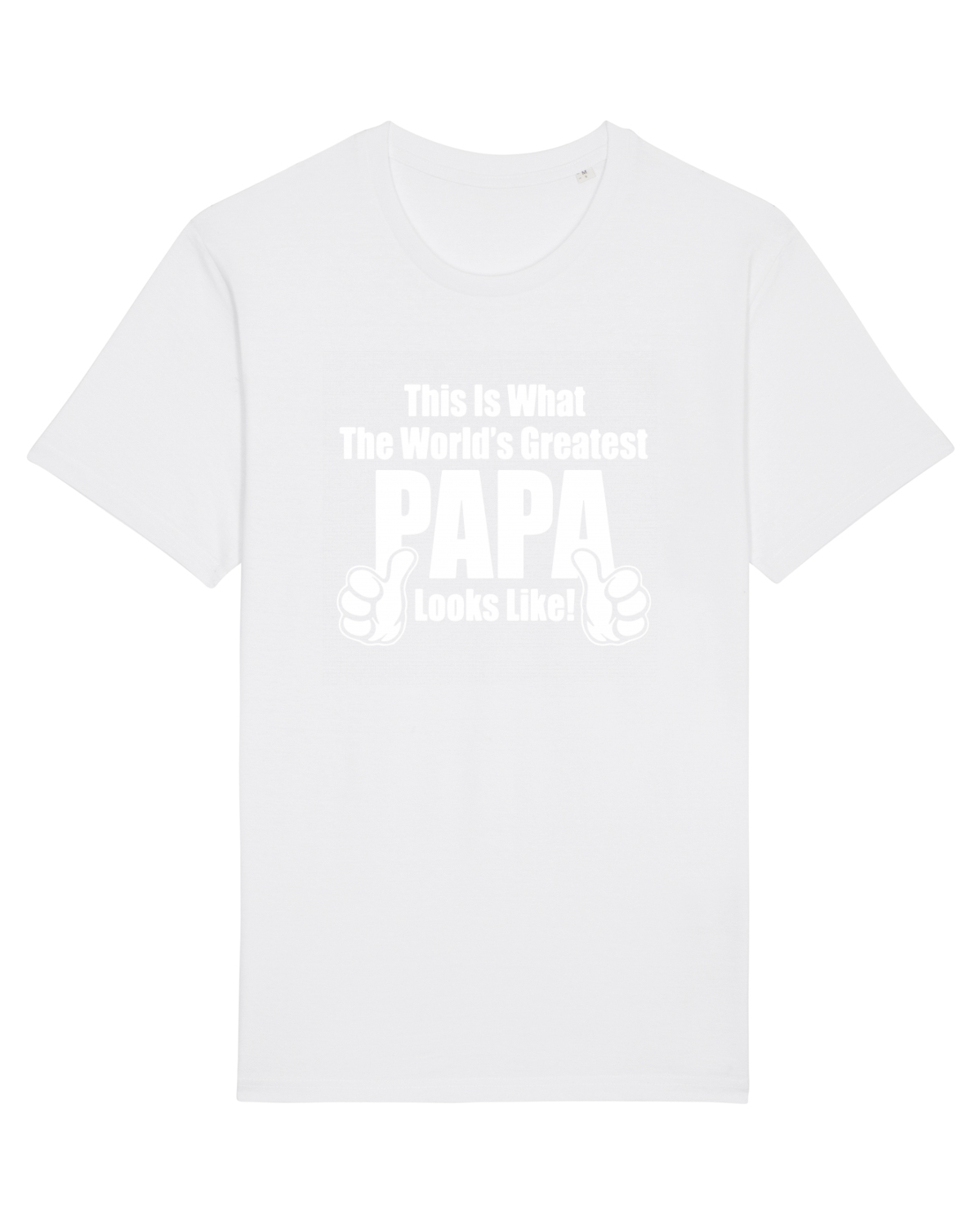 Tricou mânecă scurtă Unisex Rocker White