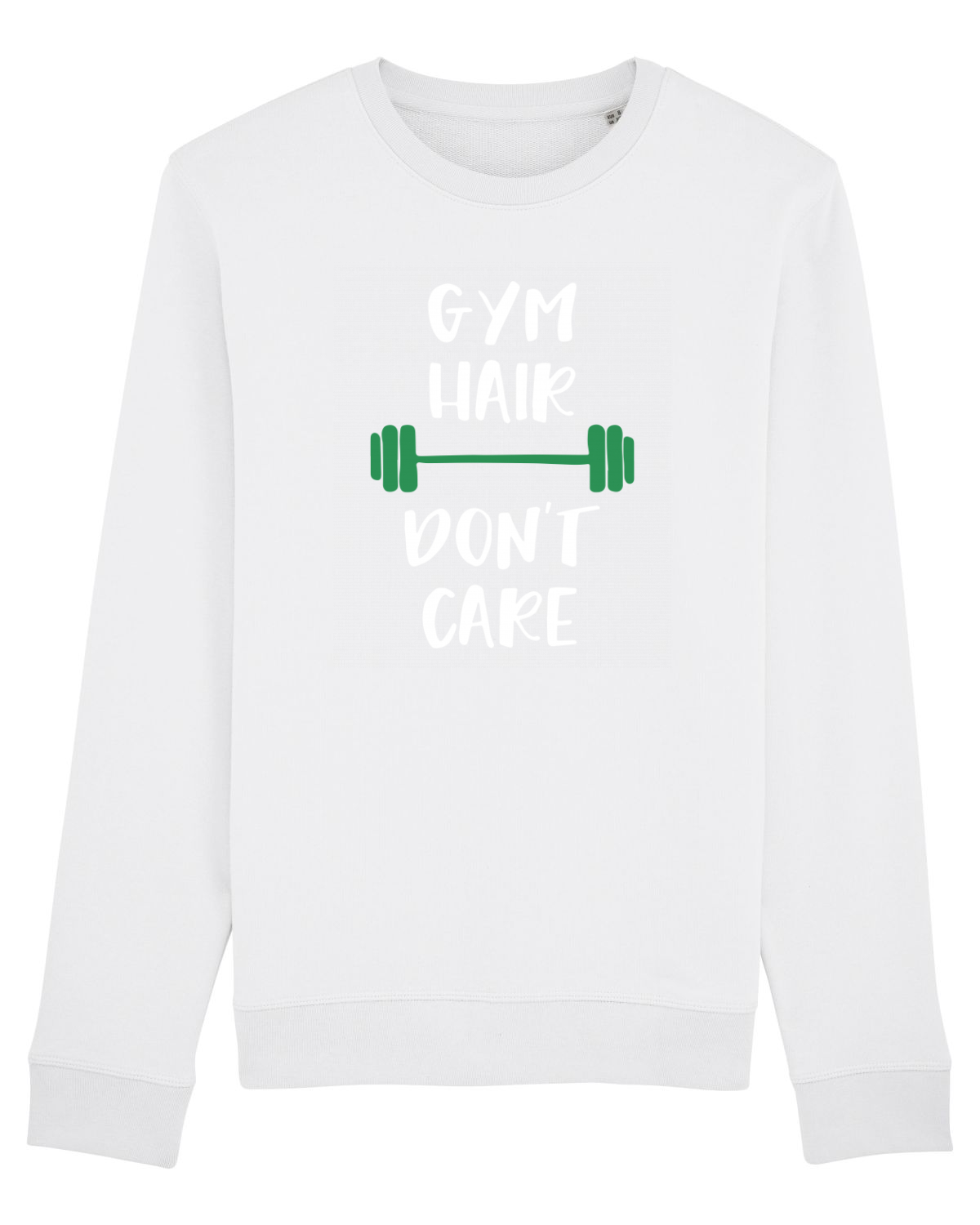 Bluză mânecă lungă Unisex Rise White