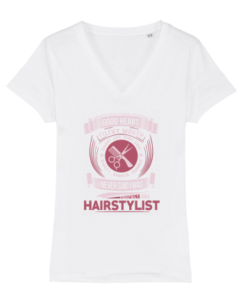 HAIR STYLIST White