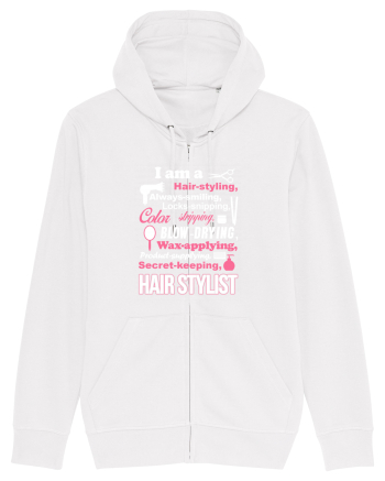 HAIR STYLIST White