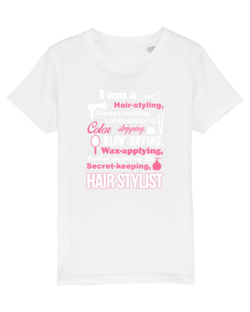 HAIR STYLIST White