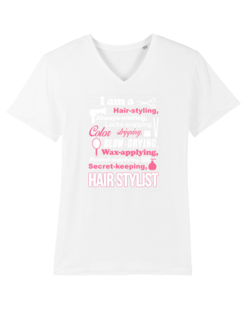 HAIR STYLIST White