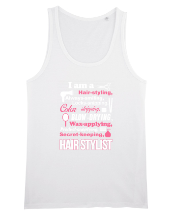 HAIR STYLIST White