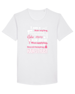 HAIR STYLIST Tricou mânecă scurtă guler larg Bărbat Skater