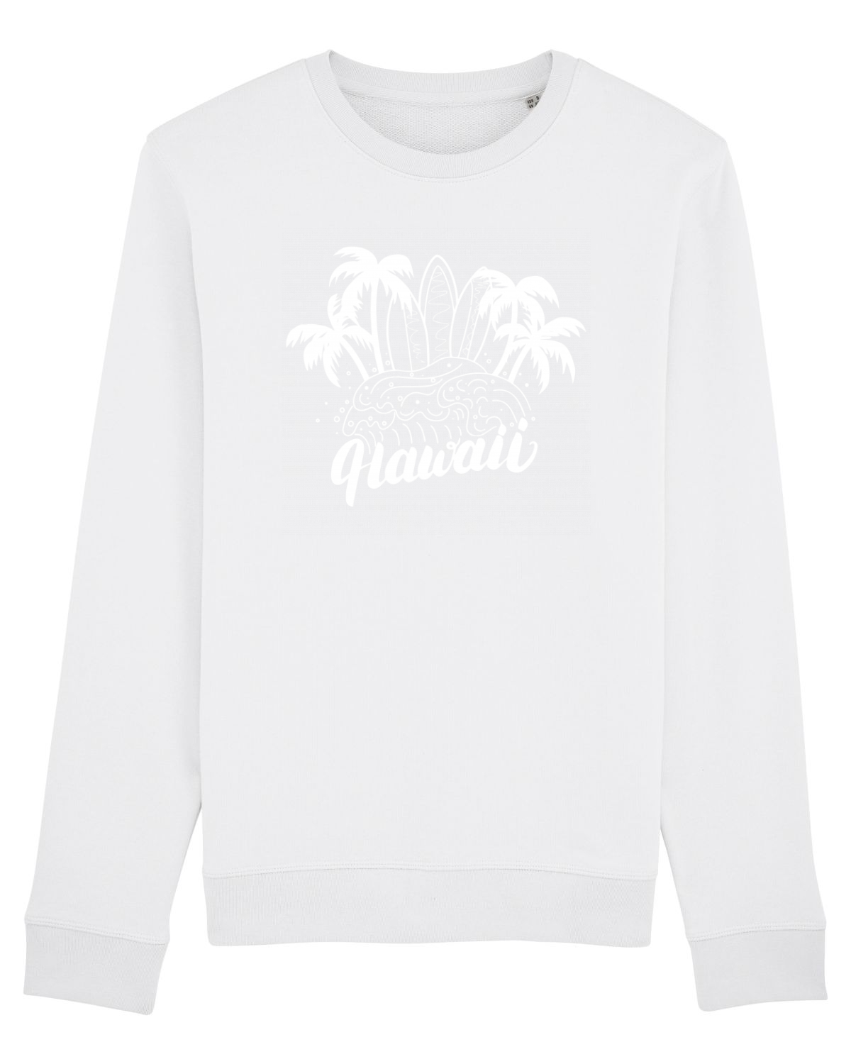 Bluză mânecă lungă Unisex Rise White