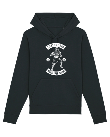Fight Boxer Apocalypse White Black