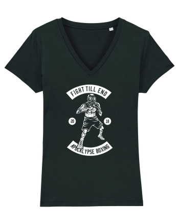 Fight Boxer Apocalypse White Black