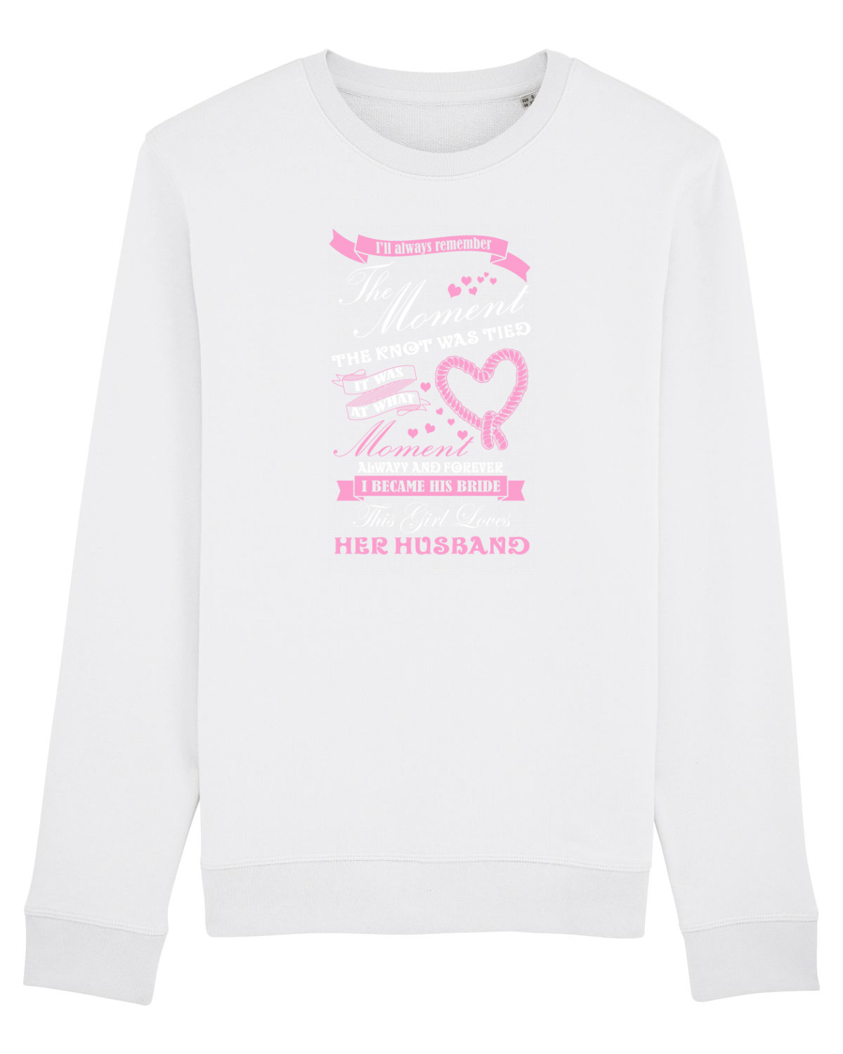 Bluză mânecă lungă Unisex Rise White