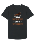 HORSE Tricou mânecă scurtă guler larg Bărbat Skater